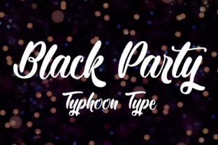 Black Party Font Review: A Bubbly Script for Web Design