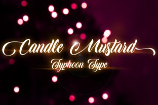 Candle Mustard: A Unique Script Font for Modern Web Design