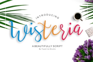 Elevate Editorial Design with the Wisteria Script Font