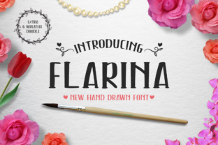 Flarina: A Hand-Drawn Typeface for Bold Branding