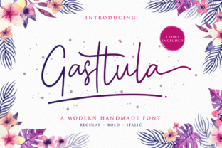 Gasttula: The Handwritten Font That Elevates Small Brands