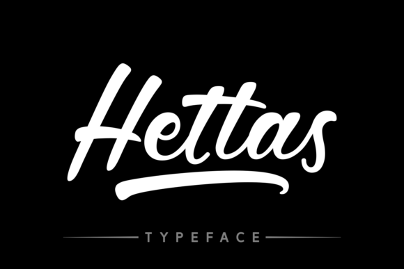 Hettas: The Retro Script Font for Bold Brand Identity