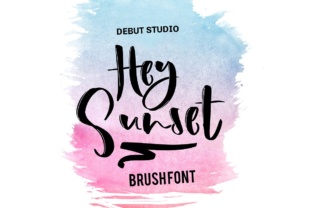 Hey Sunset: A Versatile Script Font for Modern Web Design