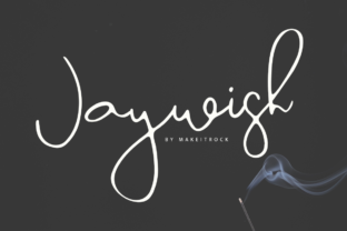 Jaywish: A Handwritten Script Font for Makers