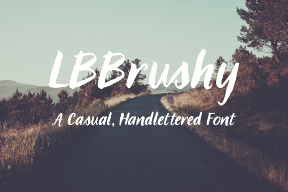 LBBrushy: The Brushed Typeface for Scroll-Stopping Marketing