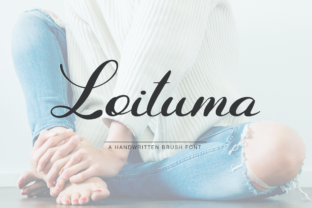 Loituma: A Handmade Script Font for Editorial Elegance