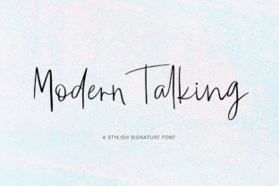 Modern Talking Font: The Signature Typeface for Crafters