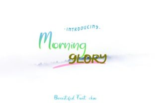 Morning Glory Font Review: A Script Duo for Campaigns