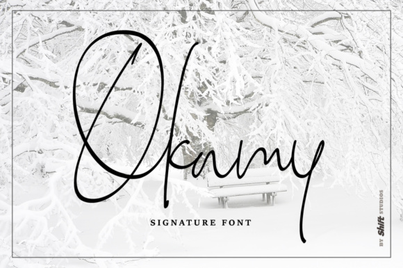 Okamy: A Relaxed Script Font for Modern Editorial Design