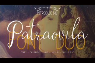 Patraovila Duo: A Modern Handwritten Typeface for Bold Branding