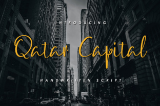 Qatar Capital Font: A Handwritten Touch for Small Business Branding