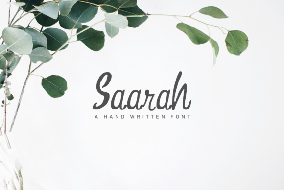 Saarah Font Review: A Gentle Script for Modern Branding