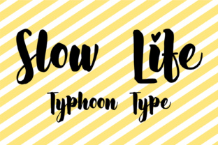 Slow Life: A Handwritten Typeface for Calm Editorial Design