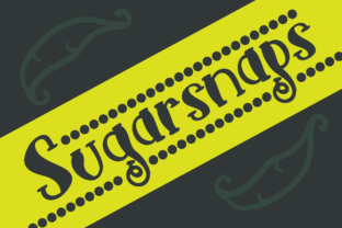 Sugarsnaps: A Playful Handwritten Font for Editorial Design