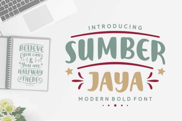 Sumber Jaya: A Modern Script Font for Web Design
