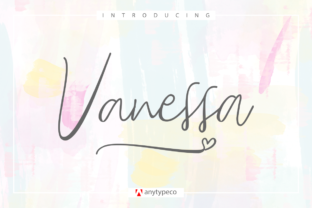 Vanessa Font: A Handwritten Typeface for Makers