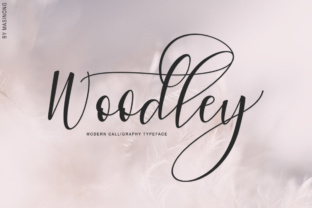 Woodley Font: A Swashy Script for Handmade Brands